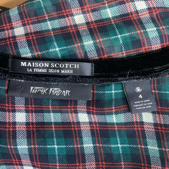 1974. Maison Scotch Punk Radar Top Size 4 Fits like a Large - Picture 6 of 8